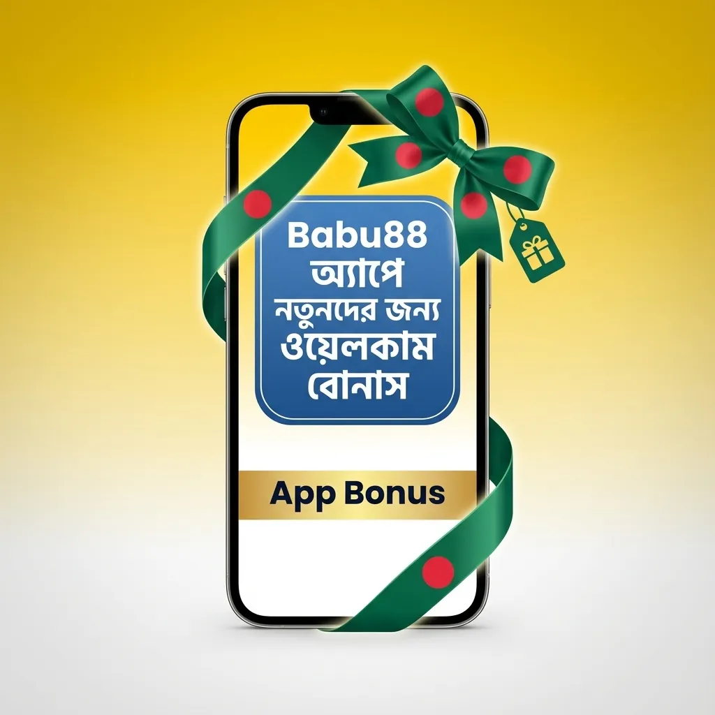 Babu88 app welcome bonus options for new users showing sports and casino deposit bonuses with wagering details