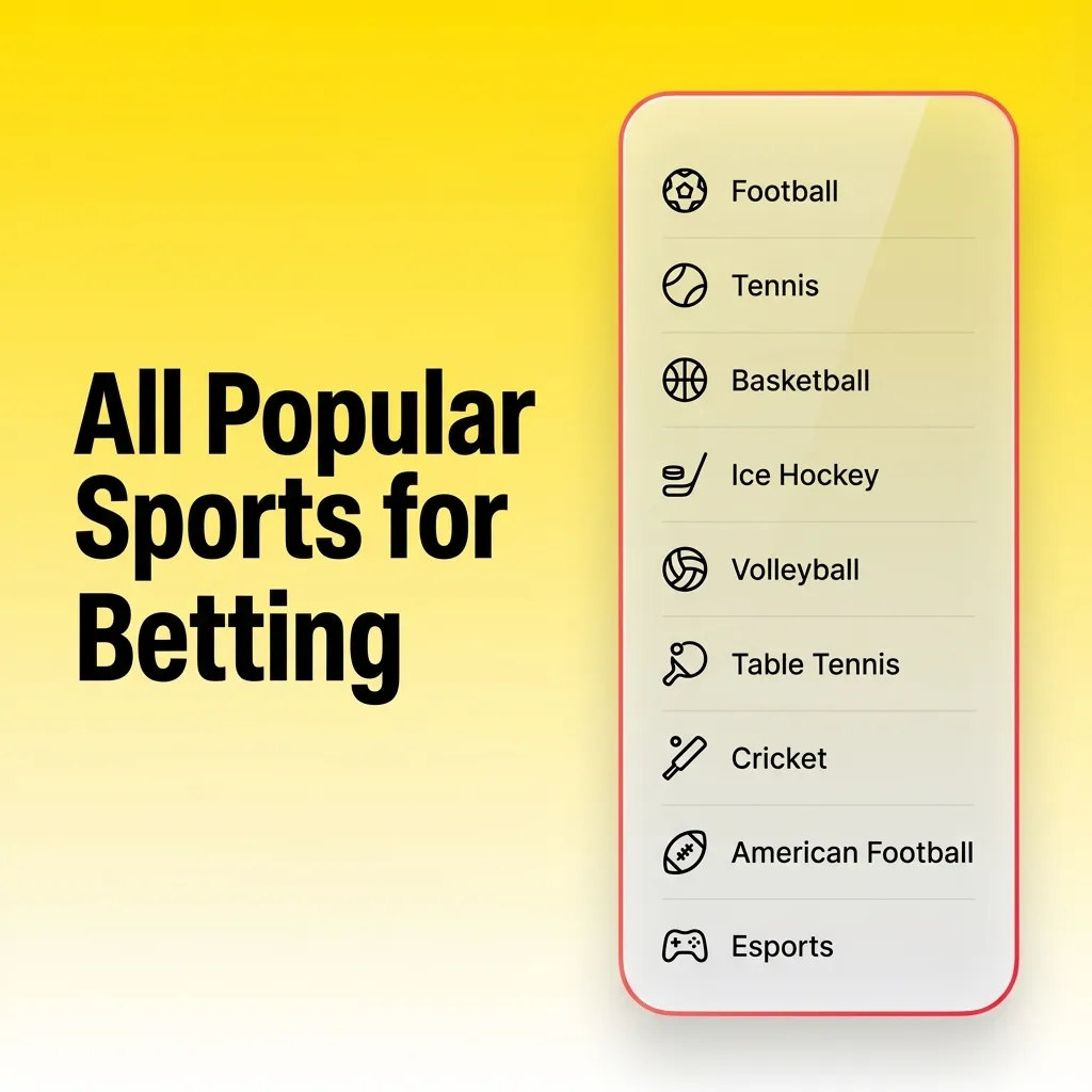 Sports betting interface showing cricket, football, kabaddi, tennis, and basketball options with odds and markets