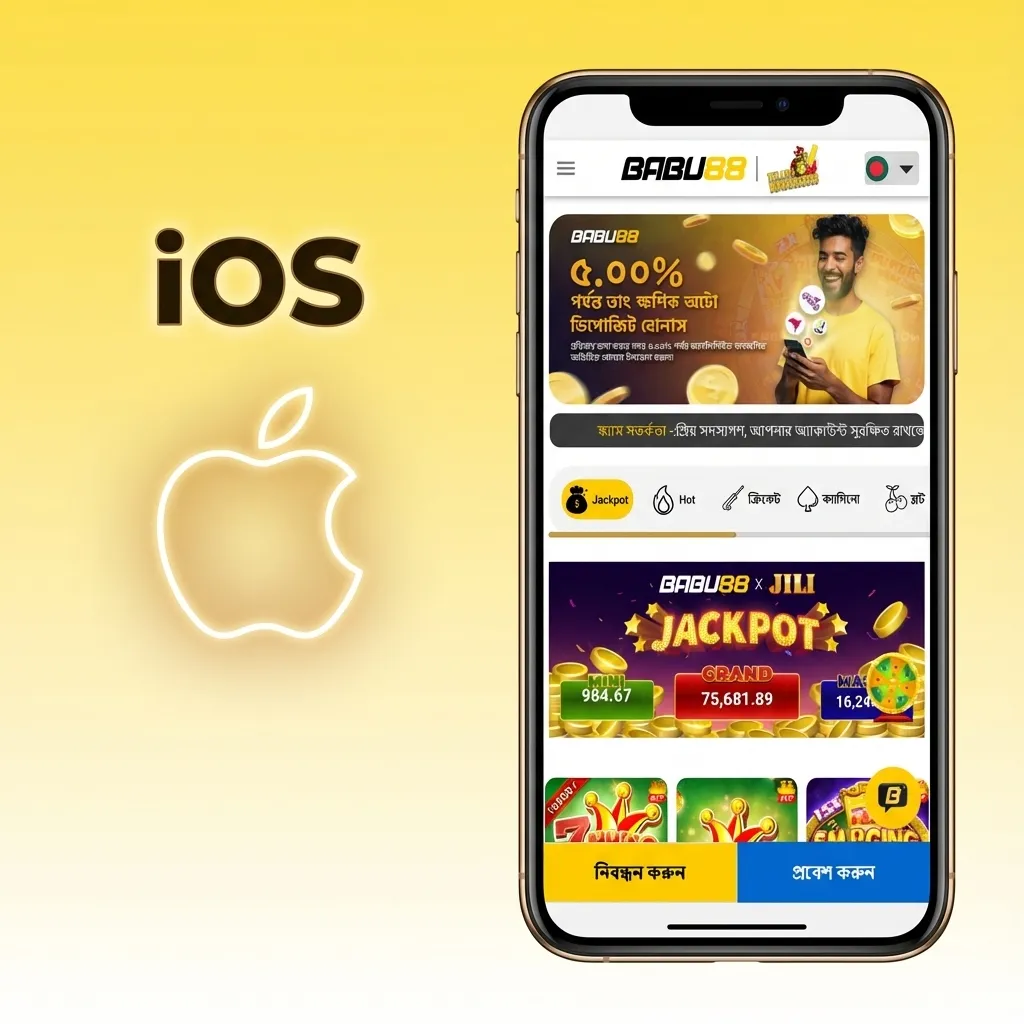 iOS app in development; add Babu88 mobile site to home screen via Safari share button for instant access