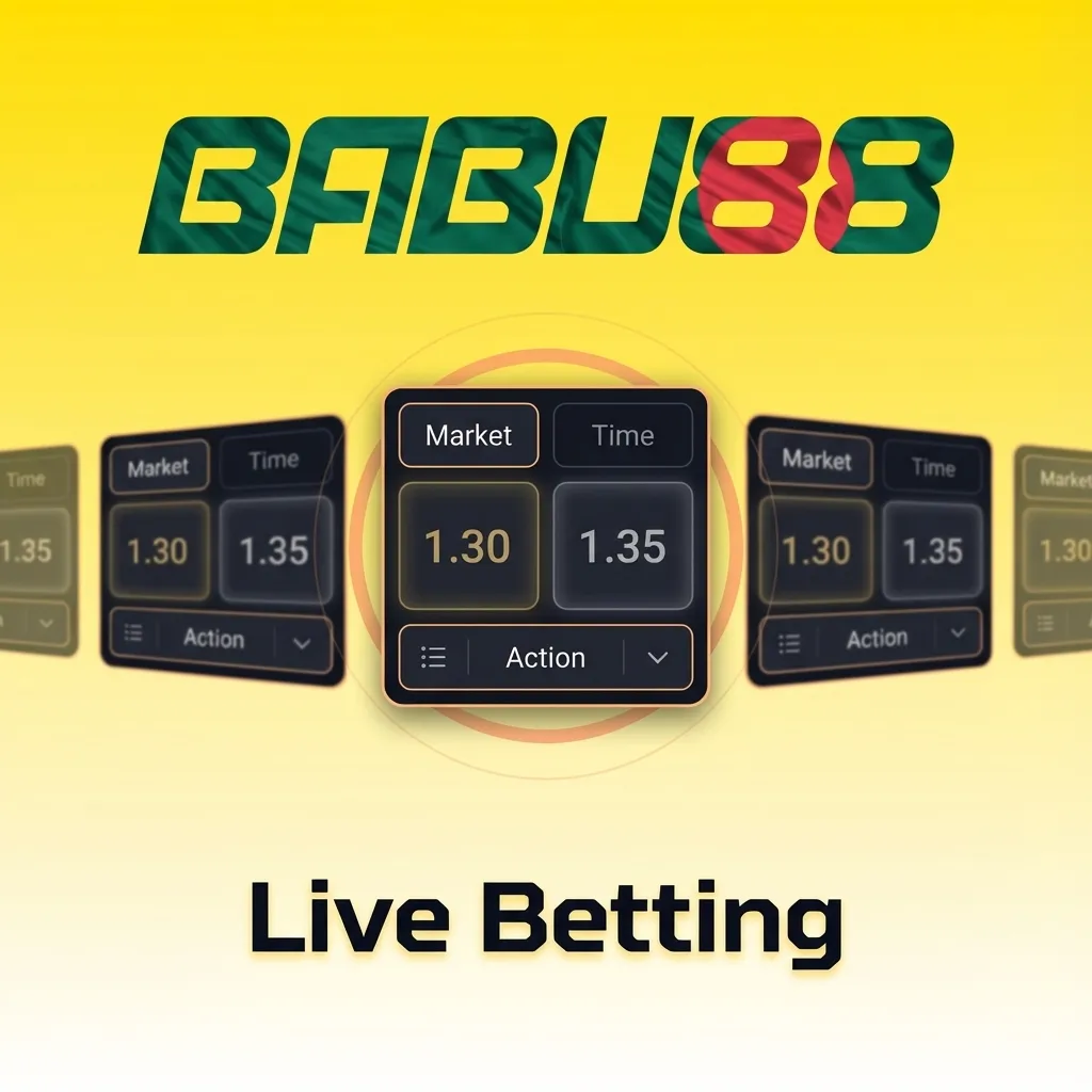 Live betting interface on Babu88 showing real-time odds for cricket, football, tennis, and basketball matches