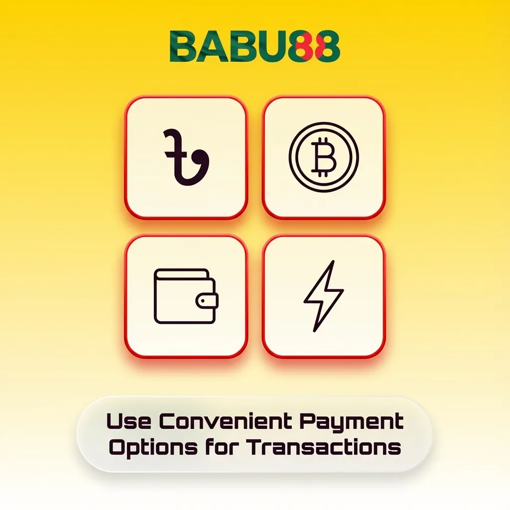 Babu88 payment options including Bkash, Nagad, Rocket, cards, e-wallets, and cryptocurrency for secure transactions