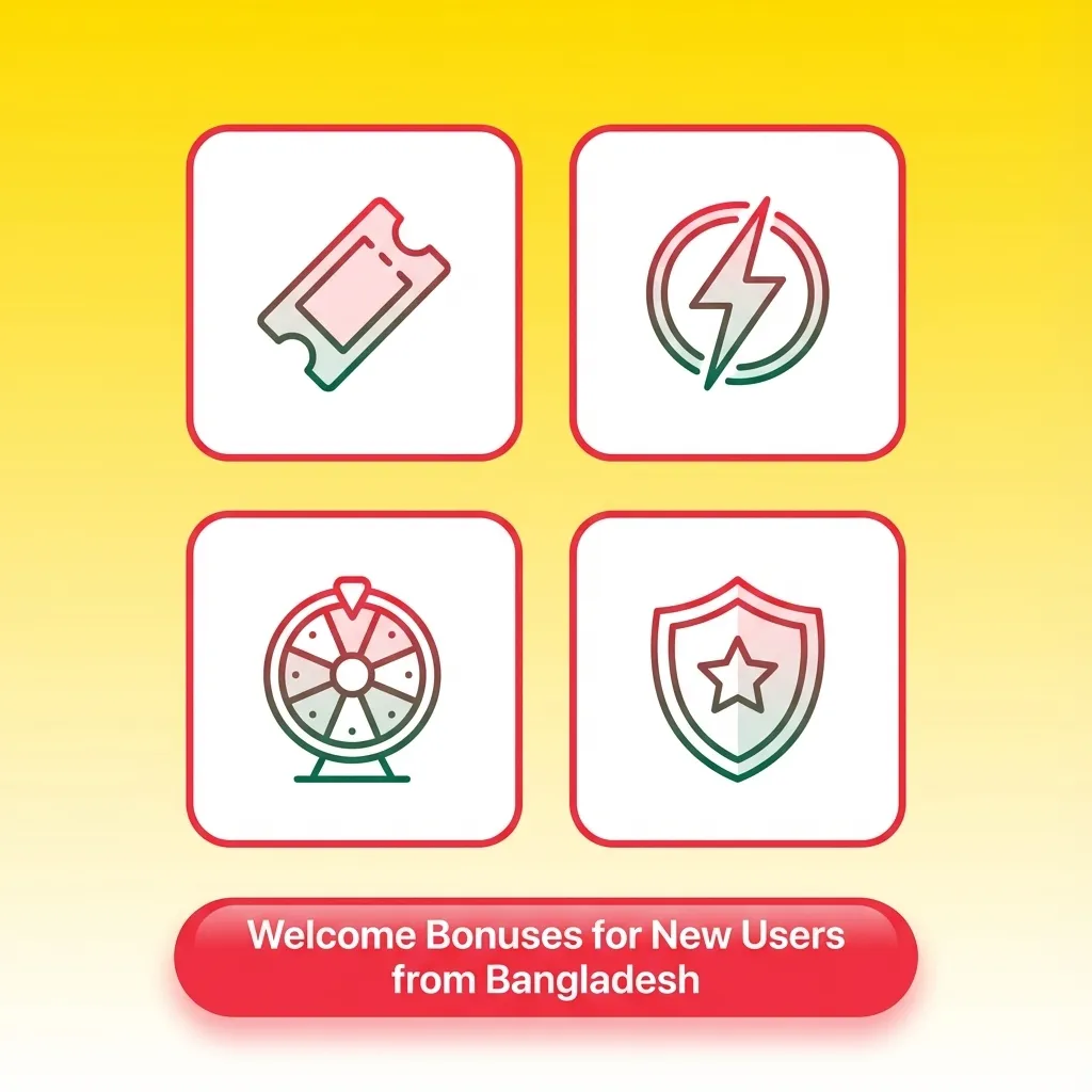 Bangladesh users can claim 100% welcome bonus up to 12,000 BDT for casino games or sports betting on first deposit.